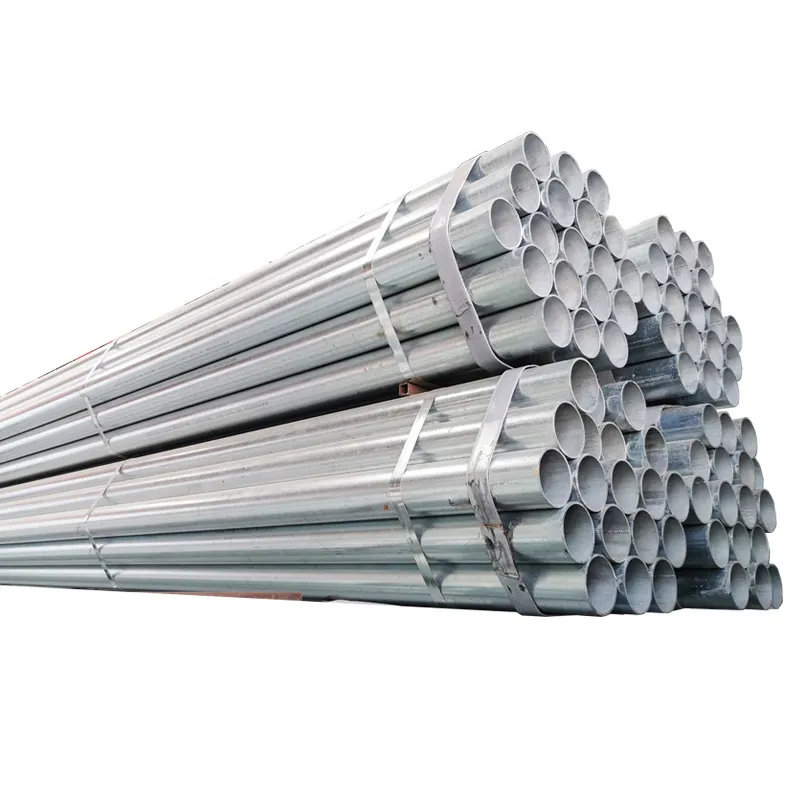 Galvanized steel pipe Scaffolding round Hot dipped gi galvan steel pipe for building ASTM pre galvanized steel pipe